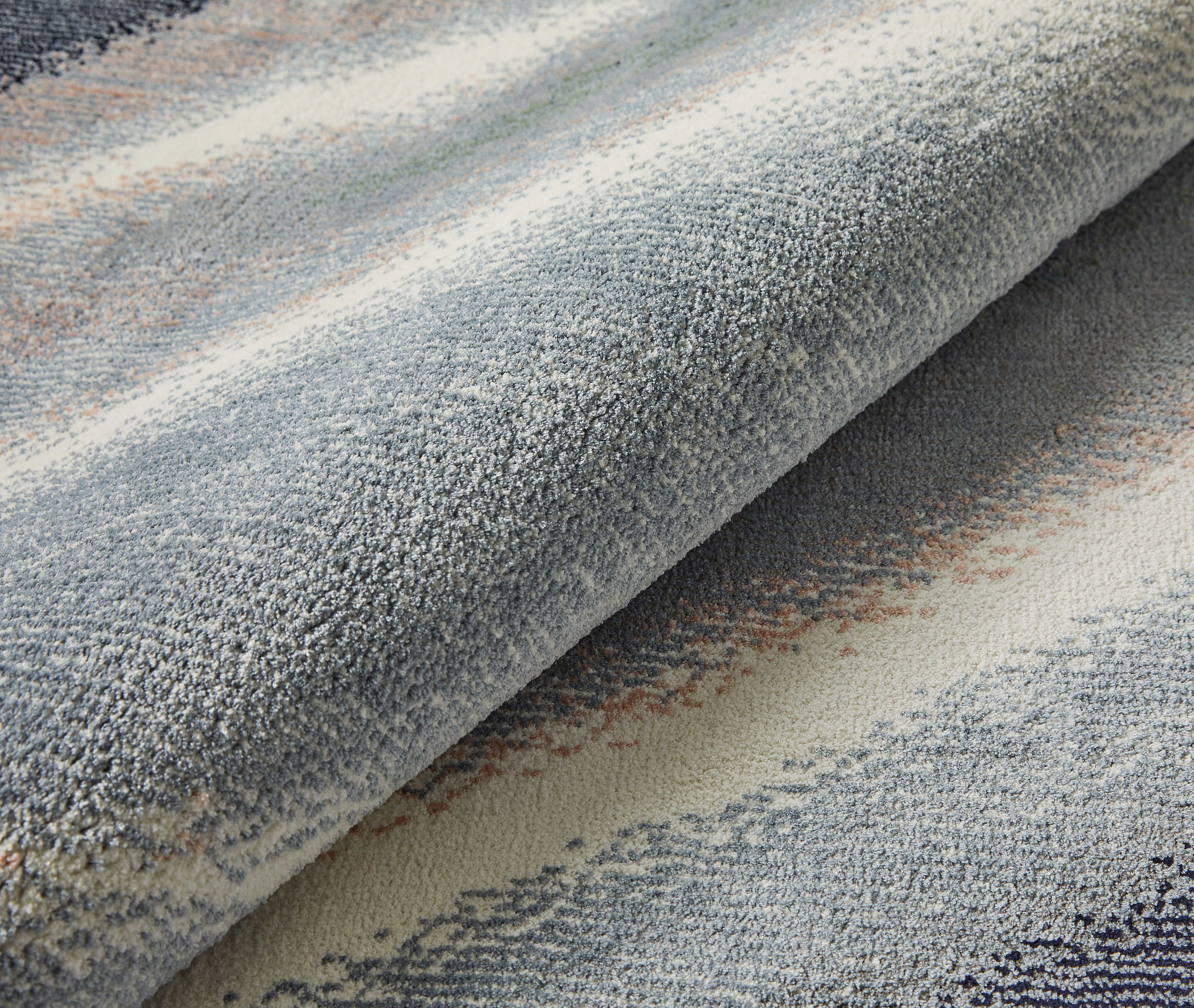 Concept Looms Amara AMA106 Ivory Grey Blue Large Rectangle Rug